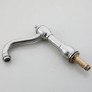 DecorBites™ Dual Handle Nickel Brush Bathroom Sink Tap Swivel Spray Mixer Faucet