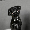DecorBites™ Human Body Figurine Bust Vase for Home Décor and Art Decoration
