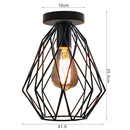 DecorBites™ Iron Aisle Ceiling Lights: Industrial Nordic Vintage Kitchen Decor Ceiling Lamp