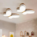 DecorBites™ LED Butterfly Chandelier Modern Wood Ceiling Light for Kids Room