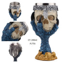 DecorBites™ Dragon King Goblet 200ml: Retro Stainless Steel Wine Glass Gothic Whiskey Cup