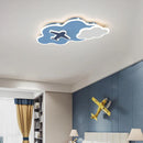 DecorBites™ Kids Space Theme Ceiling Lamp - Astronaut & Airplane Design for Bedroom