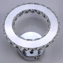 DecorBites™ Chrome Crystal LED Wall Sconce for Bedroom Home Decor, Modern Mirror Design