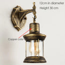 DecorBites™ Industrial Glass Wall Lamp for Bedside Bedroom, Bar, Cafe, Aisle, and Stairway