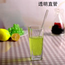 DecorBites™ Glass Drinking Straw: Eco-Friendly & Colourful Bar Accessory