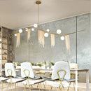DecorBites™ Gold Bubble Chandelier G9 LED Tassel Kitchen Island Lighting