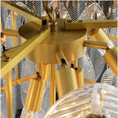 DecorBites™ Leaf Glass Pendant Chandelier - Nordic Style Light Luxury for Bedroom, Living Room