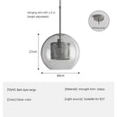 DecorBites™ Glass Ball LED Pendant Lamp for Modern Nordic Bedroom Kitchen Living Room Lighting