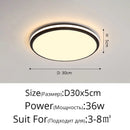 DecorBites™ LED Ceiling Lamps: Modern Dimmable Lights for Living Room, Dining Room, Bedroom