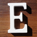 White Wooden Letter English Alphabet DIY Personalised Name Design Art Craft Free Standing Heart Birthday Wedding Home Decor 8cm