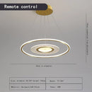 DecorBites™ Acrylic Remote Control Chandelier: Modern Nordic Lighting for Home Decor