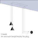 DecorBites™ Geometric LED Pendant Light for Living Room Bedside - Nordic Style Glam Fixtures