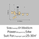 DecorBites™ Glass Ball Chandelier Ceiling Lights for Home Decor - Modern LED Pendant Lamp