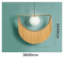 DecorBites™ Coloured Tassel Glass Ball Pendant Light for Boho Minimalist Style Bedroom & Restaurant