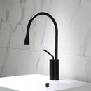 DecorBites™ Gun Grey Brass Basin Faucet Hot Cold Kitchen Sink Water Crane Swivel