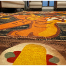 DecorBites™ Double Tiger Bohemian Moroccan Rug Retro Decor for Living Room