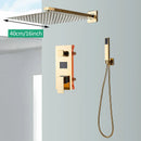 DecorBites™ Gold Digital Display Shower System with Tub Spout