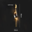 DecorBites™ Crystal Copper Wall Sconce for Dining Room, Living Room, and Bar