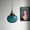DecorBites™ Glass Ball Pendant Light: Nordic Modern LED Lamp for Bedroom and Bathroom