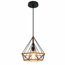 DecorBites™ Black Metal Chandelier with E27 Edison Bulb Socket for Kitchen, Restaurant, Cafe