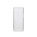 DecorBites™ 370ml Transparent Glass Square Tea Milk Cup - Temperature Resistant Juice Cup