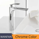 DecorBites™ Gold Chrome Finish Brass Basin Faucet Hot Cold Water Mixer