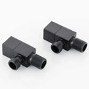DecorBites™ Brus Gold Corner Valve, Stainless Steel Black Angle Valve for Bathroom Tap