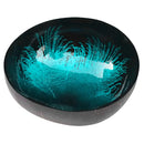 Splash Ink Coconut Shell Candy Storage Bowl Container Desk Ornament Home Decorative Bowls Key Sundries Storage Bowls Craft Gifts