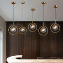 DecorBites™ Glass Ball Pendant Lamps: Modern Lighting for Bar, Restaurant, Bedroom