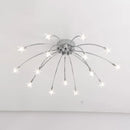 DecorBites™ Chrome Metal LED Chandelier - Nordic Design Home Lighting for Living Room, Bedroom, Kitchen