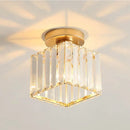 DecorBites™ Crystal Pendant Ceiling Light, Modern E27 Semi Flush Design for Home Decor