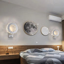 DecorBites™ Chrome Crystal LED Wall Sconce for Bedroom Home Decor, Modern Mirror Design
