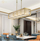 DecorBites™ Crystal Rectangle Luxury Chandelier for Elegant Home Décor
