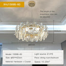 DecorBites™ Crystal LED Chandelier for Elegant Living Room, Dining, Bedroom, Kitchen