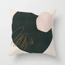 DecorBites™ Geometric Stitch Print Pillow Cover - Modern Minimalist Office Cushion