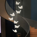 DecorBites™ Butterfly Ladder Pendant Lights Chandelier for Loft Decor Interior Lighting Stairs Bedside