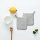 DecorBites™ Cotton Linen Coaster Set for Tea Coffee Mug Heat Protection ECO Cup Mat