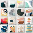 DecorBites™ Geometric Stitch Print Pillow Cover - Modern Minimalist Office Cushion