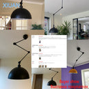 DecorBites™ Adjustable Long Arm Pendant Light for Living Room Bedroom Dining Room