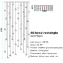 DecorBites™ Crystal Ball Chandelier: Stylish Meteor Shower Lighting for Restaurant, Bar, and Home
