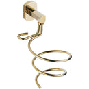 DecorBites™ Hair Care Organizer Wall Shelf - Gold Hair Dryer & Straightener Holder Rack