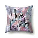 DecorBites™ Green Tropical Leaves Pillow Cover - Four Season Landscape Decor