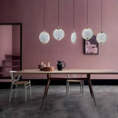 DecorBites™ Brass Pendant Light: Minimalist Glass Round Loft Lamp for Cafe & Bar