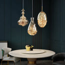 DecorBites™ Crystal Chandelier: Nordic Luxury Pendant Lighting for Dining Room, Bedroom, and Bar