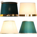 DecorBites™ Golden Edge Large Cloth Lampshade Cover for Bedroom Bedside Floor Lamp
