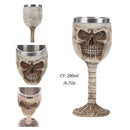 DecorBites™ Dragon King Goblet 200ml: Retro Stainless Steel Wine Glass Gothic Whiskey Cup