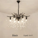 DecorBites™ Crystal LED Chandelier: Luxury Indoor Lighting for Home, Kitchen, Living Room