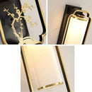 DecorBites™ Elegant Iron Glass Wall Sconce for Living Room Bedroom TV Background
