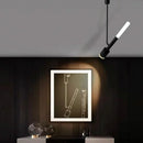 DecorBites™ 8W COB Pendant Spotlight for Bedroom, Living Room, Restaurant - Black/White Aluminum