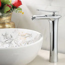 DecorBites™ Grey Waterfall Brass Basin Faucet - Hot Cold Mixer Tap for Bathroom Sink